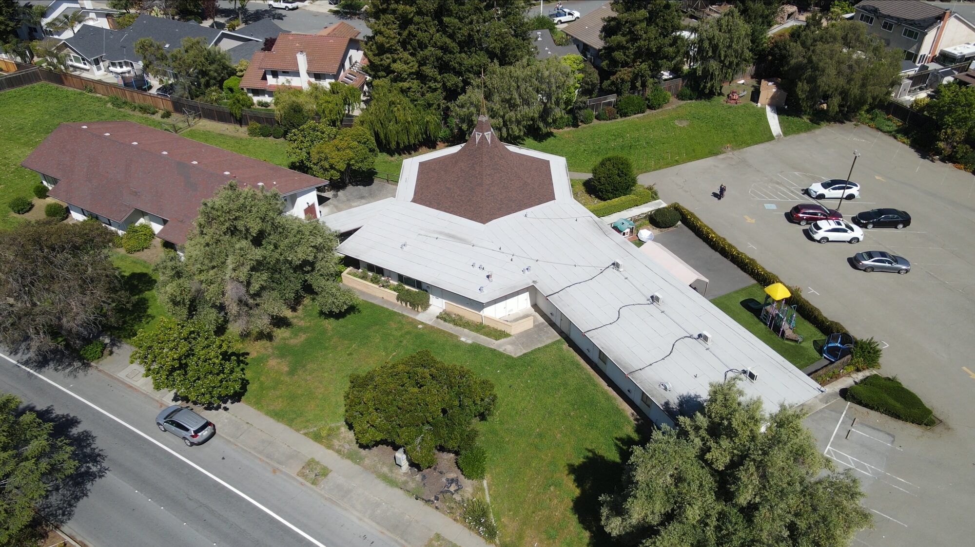 Aerial view of the Hungarian Cultural Center